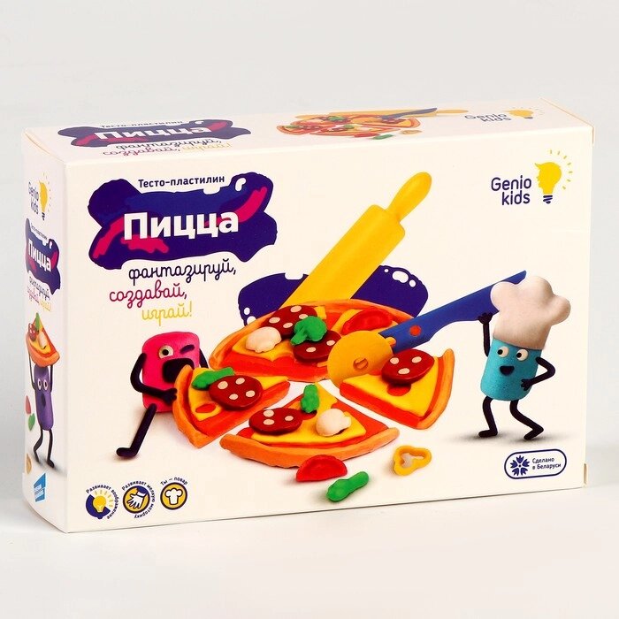 Набор для детской лепки "Пицца" TA2041 от компании Интернет-гипермаркет «MOLL» - фото 1