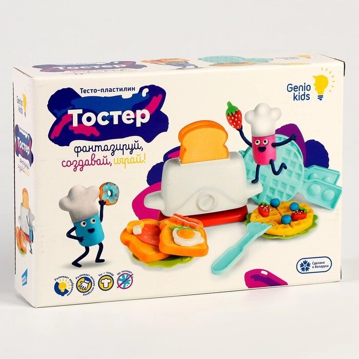 Набор для детской лепки "Тостер" от компании Интернет-гипермаркет «MOLL» - фото 1