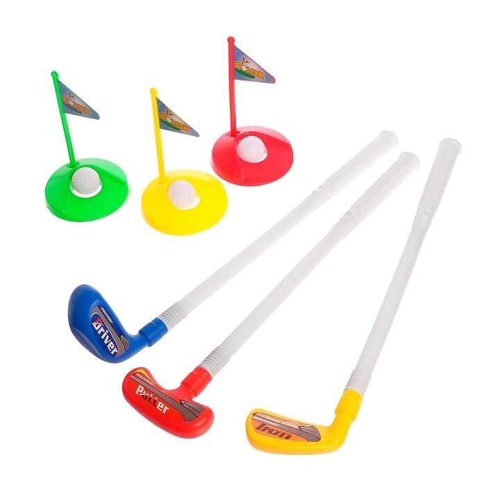 Набор для гольфа "Меткий игрок", 9 предметов от компании Интернет-гипермаркет «MOLL» - фото 1