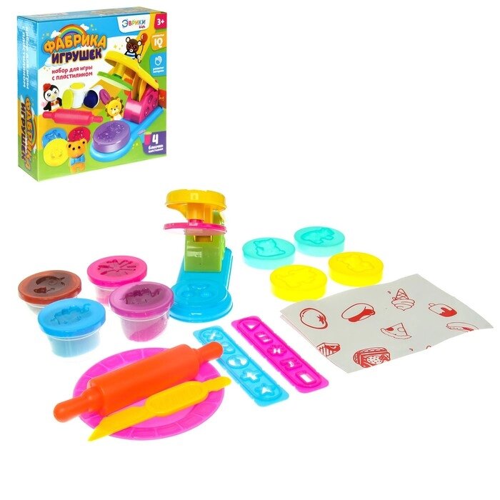 Набор для игры с пластилином "Фабрика игрушек" от компании Интернет-гипермаркет «MOLL» - фото 1