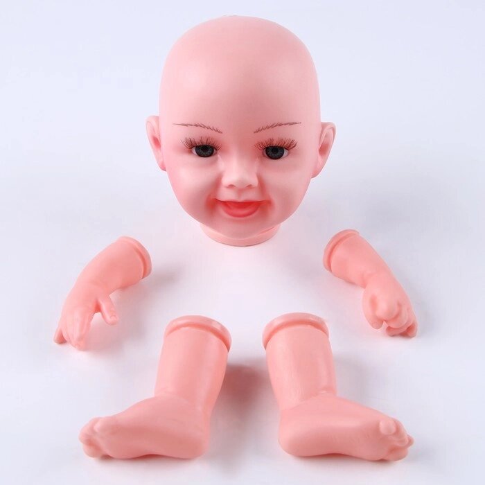 Набор для изготовления куклы - голова, 2 руки, 2 ноги, на куклы 45 см от компании Интернет-гипермаркет «MOLL» - фото 1