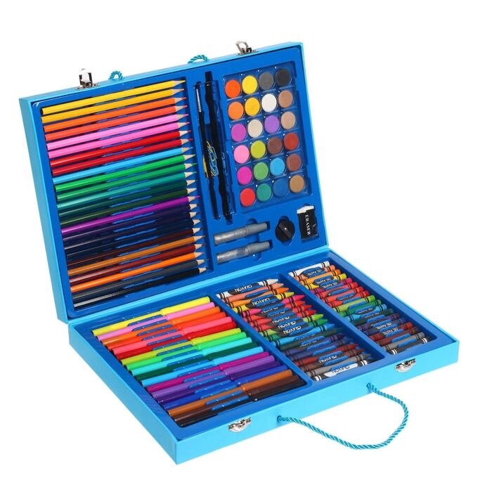 Набор для рисования в голубой коробке от компании Интернет-гипермаркет «MOLL» - фото 1