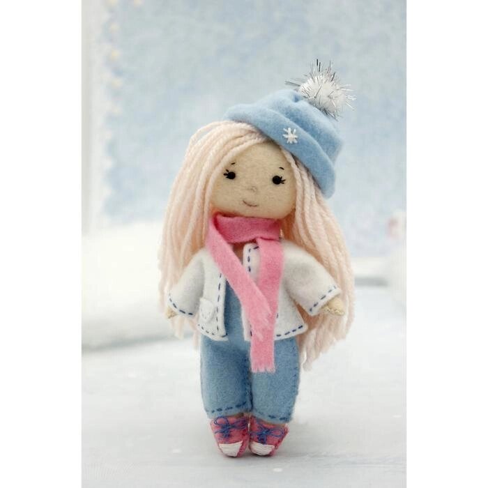 Набор для создания куклы из фетра "Малышка Сью" серия "Подружки" от компании Интернет-гипермаркет «MOLL» - фото 1