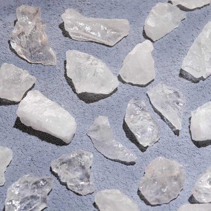 Набор для творчества "Белый кварц", кристаллы, 100 г, фракция 1-2 см от компании Интернет-гипермаркет «MOLL» - фото 1