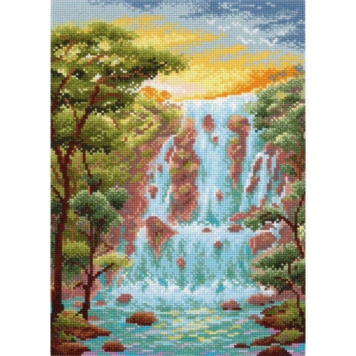 Набор для вышивания "Крутой водопад"  НВ-814 от компании Интернет-гипермаркет «MOLL» - фото 1