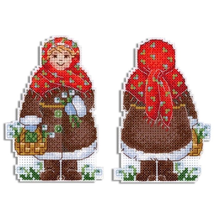 Набор для вышивания "Советские ребята. Таня" 11*7 Р-913 от компании Интернет-гипермаркет «MOLL» - фото 1