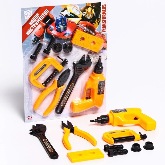Набор инструментов "Transformers" Трансформеры, 9 предметов от компании Интернет-гипермаркет «MOLL» - фото 1