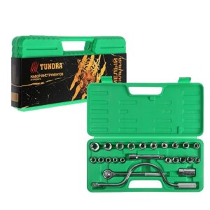 Набор инструментов в кейсе TUNDRA, подарочная упаковка "Тигр", 24 предмета