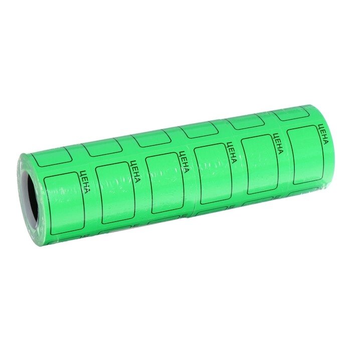 Набор из 6 роликов, в 1 ролике 200 штук, ценники самоклеящиеся, 35 х 50 мм, зелёные от компании Интернет-гипермаркет «MOLL» - фото 1