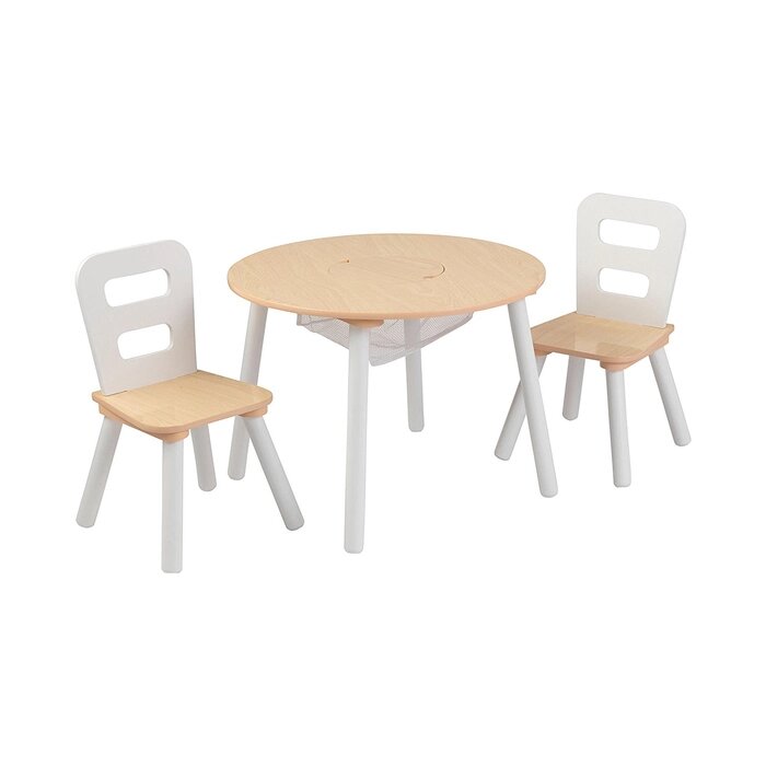 Набор мебели "Сокровищница": стол, 2 стула, цвет бежевый от компании Интернет-гипермаркет «MOLL» - фото 1