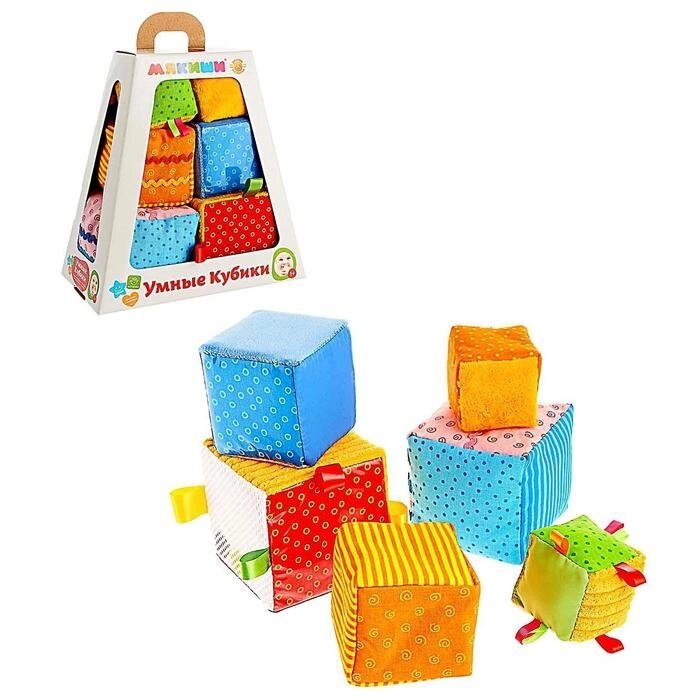 Набор мягких кубиков "Умные кубики" от компании Интернет-гипермаркет «MOLL» - фото 1