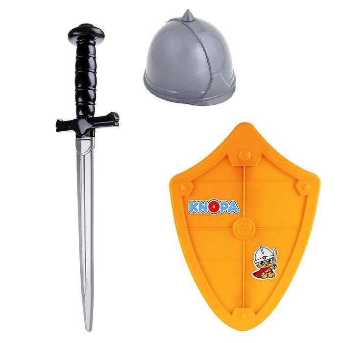 Набор оружия "Вояка" шлем, щит и меч от компании Интернет-гипермаркет «MOLL» - фото 1