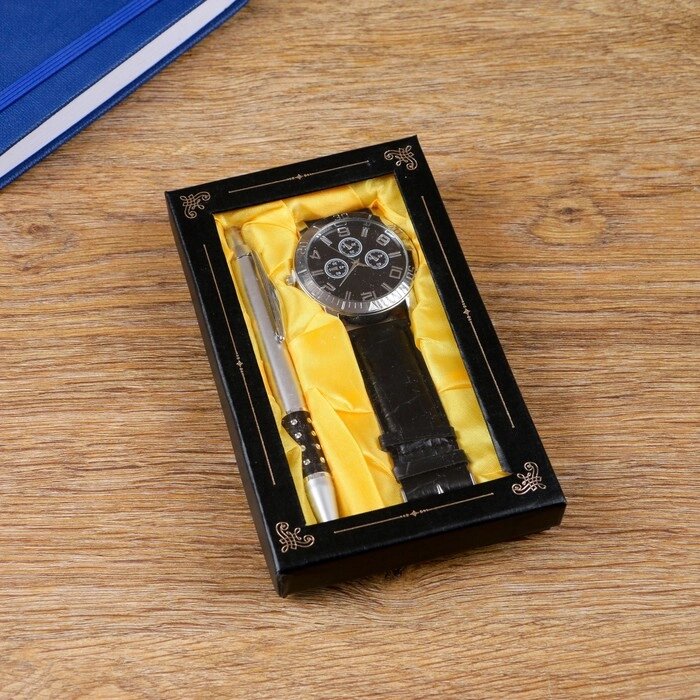 Набор подарочный 2в1 (ручка, часы) от компании Интернет-гипермаркет «MOLL» - фото 1