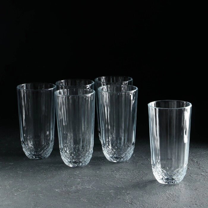 Набор стаканов Diony 6 шт, 345 мл, стекло от компании Интернет-гипермаркет «MOLL» - фото 1