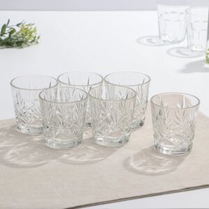 Набор стеклянных низких стаканов ANNECY, 300 мл, 6 шт, цвет прозрачный