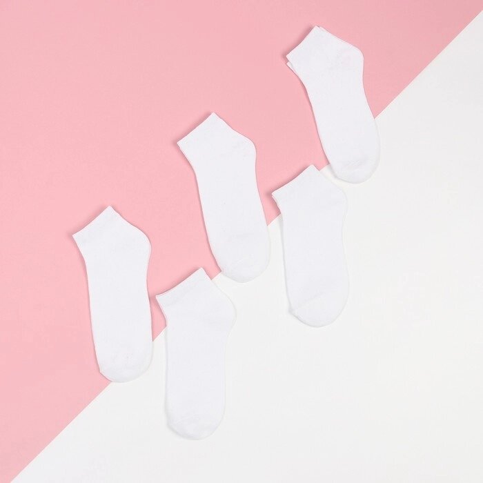 Набор женских носков KAFTAN Basic, 5 пар, р. 36-39 (23-25 см) от компании Интернет-гипермаркет «MOLL» - фото 1