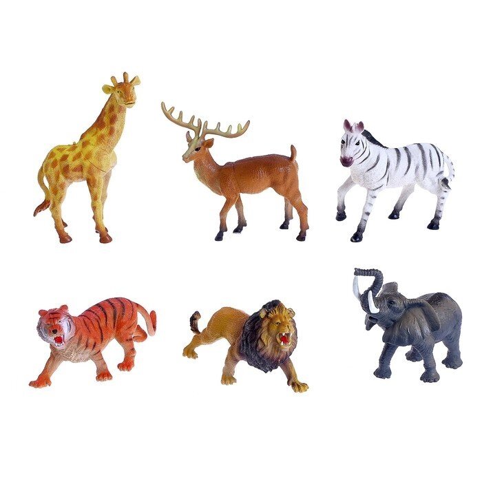 Набор животных "Загадочный мир животных", 6 фигурок от компании Интернет-гипермаркет «MOLL» - фото 1