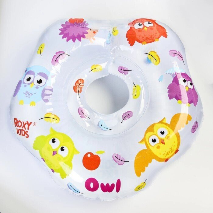 Надувной круг на шею для купания малышей Owl, "Птички" от компании Интернет-гипермаркет «MOLL» - фото 1