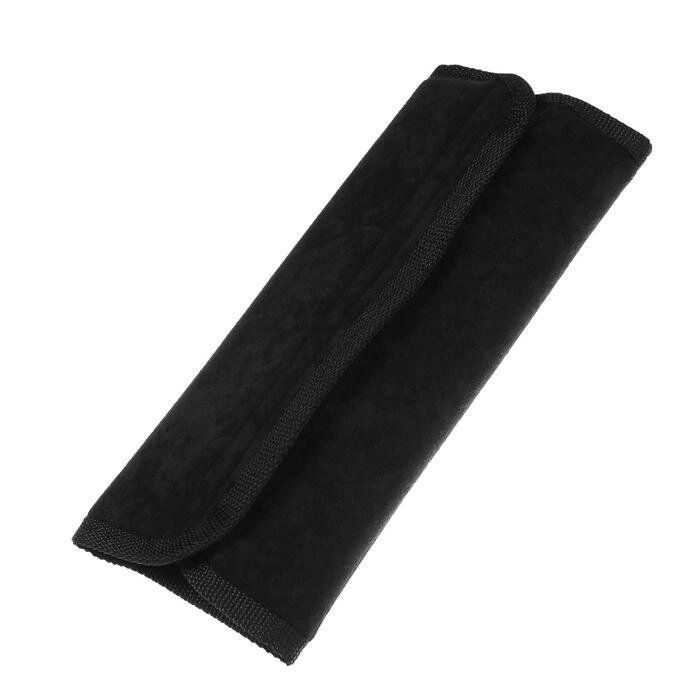 Накладка подушка на ремень безопасности, черная от компании Интернет-гипермаркет «MOLL» - фото 1