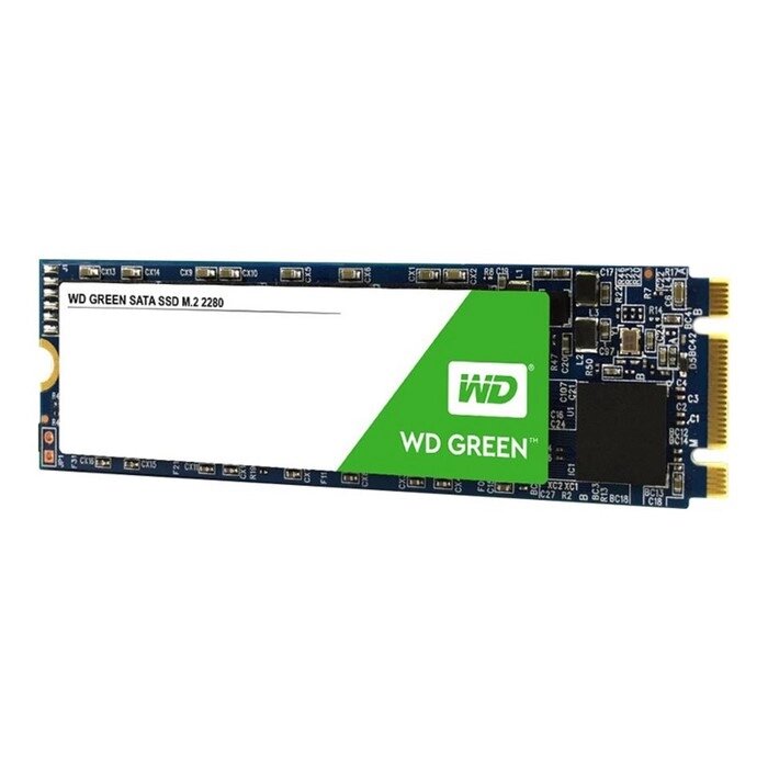Накопитель SSD WD Original M. 2 2280 WDS480G2G0B, 480Гб, SATA III, зеленый от компании Интернет-гипермаркет «MOLL» - фото 1