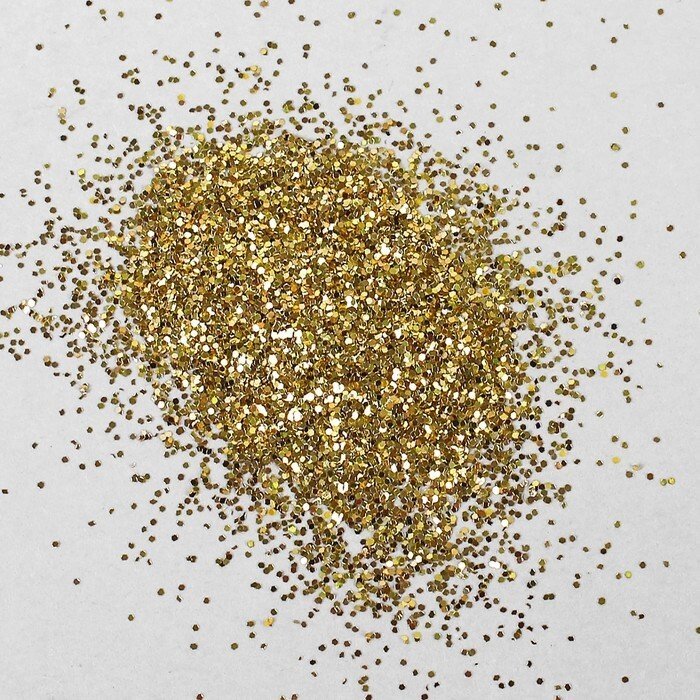 Наполнитель для шара "Блёстки", 0.4 мм, 500 г, цвет золотой от компании Интернет-гипермаркет «MOLL» - фото 1