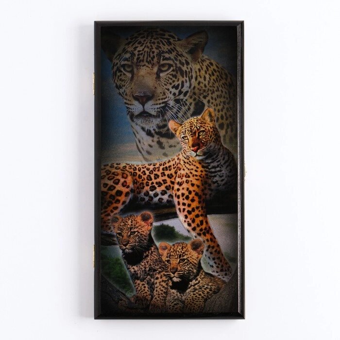 Нарды "Леопард" 40 x 40 см от компании Интернет-гипермаркет «MOLL» - фото 1