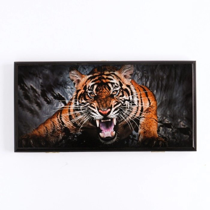 Нарды "Оскал тигра", 40 x 40 см от компании Интернет-гипермаркет «MOLL» - фото 1