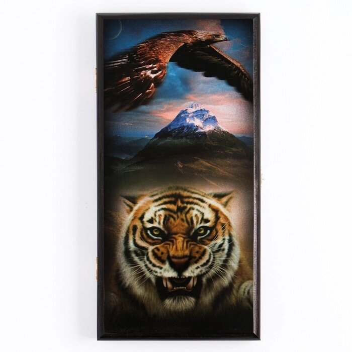 Нарды "Тигр и орел", 40 x 40 см от компании Интернет-гипермаркет «MOLL» - фото 1