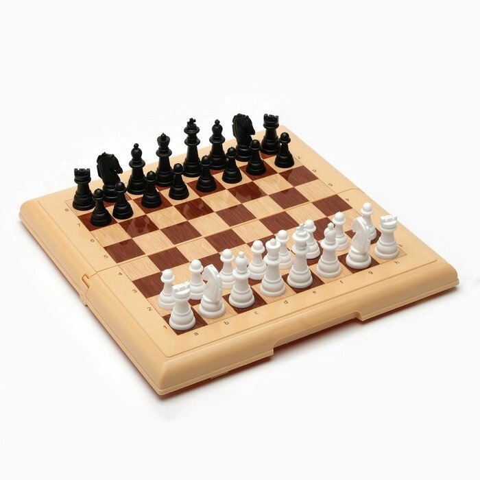 Настольная игра 2 в 1: шашки, шахматы от компании Интернет-гипермаркет «MOLL» - фото 1