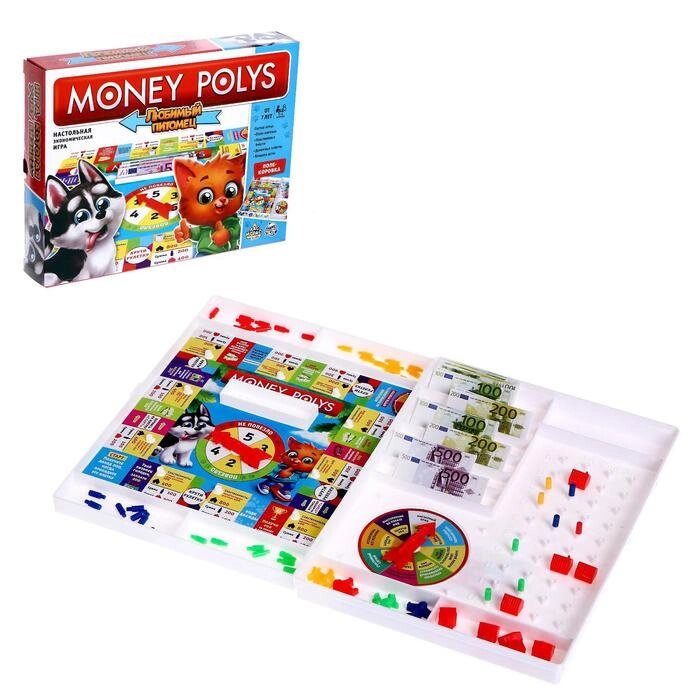 Настольная игра Money polys "Любимые питомцы" от компании Интернет-гипермаркет «MOLL» - фото 1