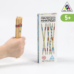 Настольная игра "Палочки Микадо", 31 деревянная палочка