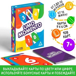 Настольная игра "UMO MOMENTO", 108 карт, 7+