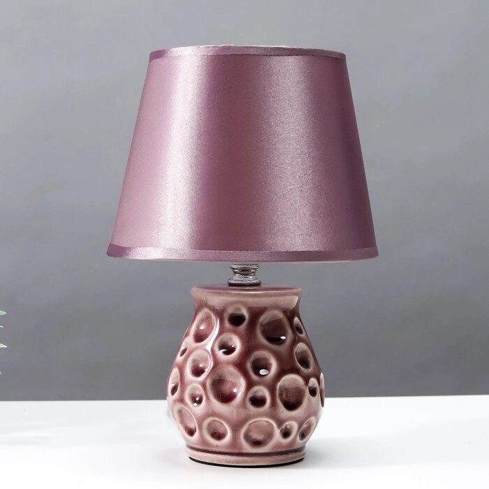 Настольная лампа 16797/1PR E14 40Вт фиолетовый 17x17x26 см от компании Интернет-гипермаркет «MOLL» - фото 1