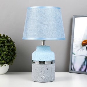 Настольная лампа 16838/1BL E14 40Вт серо-голубой 20х20х34 см