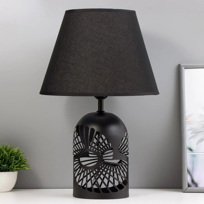 Настольная лампа "Фибоначчи" E27 40Вт черный 27х27х42 см от компании Интернет-гипермаркет «MOLL» - фото 1