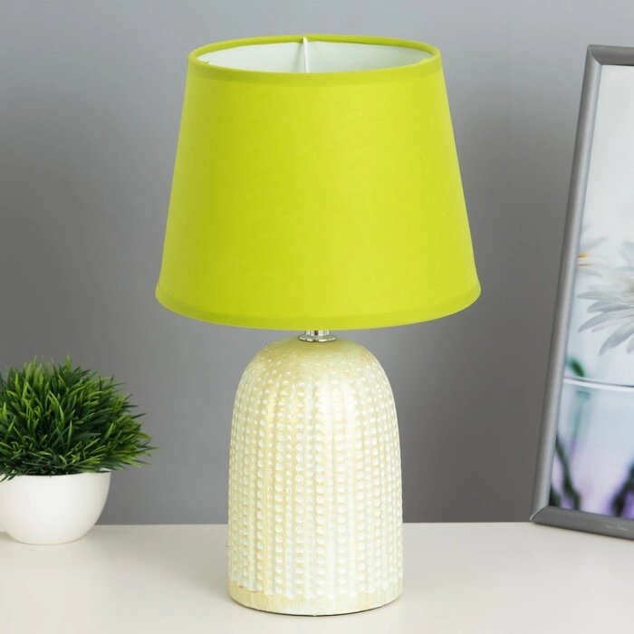 Настольная лампа "Илария" Е14 40Вт зеленый 20х20х33 см от компании Интернет-гипермаркет «MOLL» - фото 1
