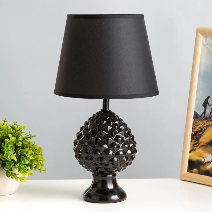 Настольная лампа "Мухамера" Е14 40Вт черный 19х19х37см от компании Интернет-гипермаркет «MOLL» - фото 1