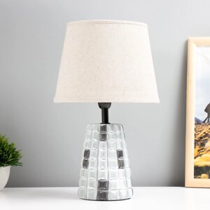 Настольная лампа "Сулитан" E14 40Вт серый 20х20х33 см