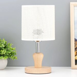 Настольная лампа "Тирел" Е27 40Вт белый 16х16х30 см