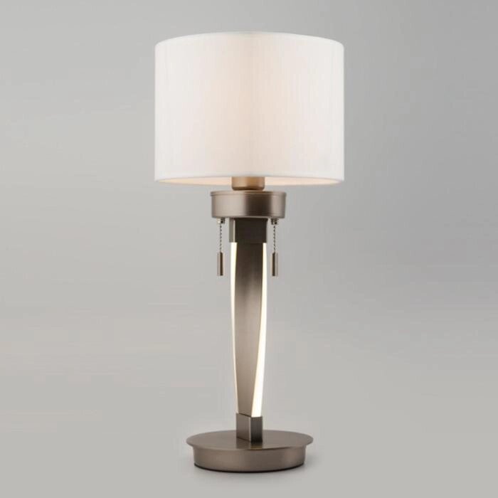 Настольная лампа Titan, 1x10Вт E27, цвет никель от компании Интернет-гипермаркет «MOLL» - фото 1