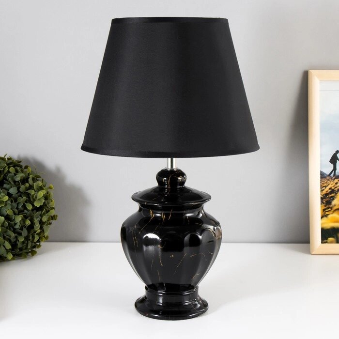 Настольная лампа "Версалия" E27 40Вт черный 25х25х40 см от компании Интернет-гипермаркет «MOLL» - фото 1