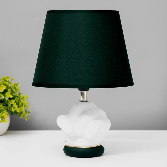Настольная лампа "Юката" Е14 40Вт зеленый 20х20х29см от компании Интернет-гипермаркет «MOLL» - фото 1