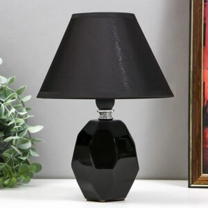 Настольная лампа "Жаклин" E14 40Вт черный 18х18х24 см