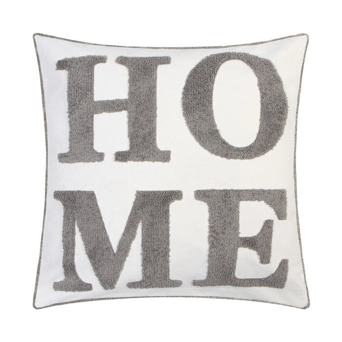 Наволочка декоративная "Этель" Бохо Home, 45х45 см, цвет серый от компании Интернет-гипермаркет «MOLL» - фото 1