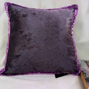 Наволочка декоративная "Клаудия", размер 45 45 см, фиолетовый