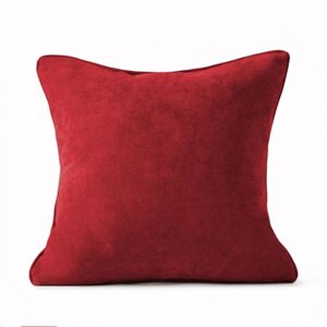 Наволочка декоративная "Тина", размер 45х45 см, цвет красный