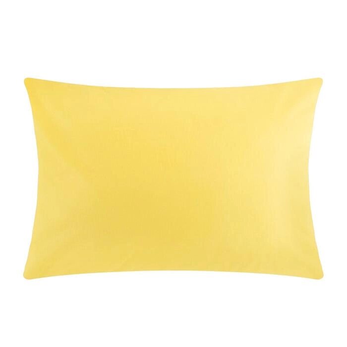 Наволочка "Этель" 50х70 см, цвет жёлтый, поплин, 125 г/м2 от компании Интернет-гипермаркет «MOLL» - фото 1