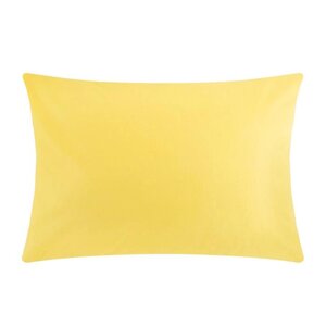 Наволочка "Этель" 50х70 см, цвет жёлтый, поплин, 125 г/м2