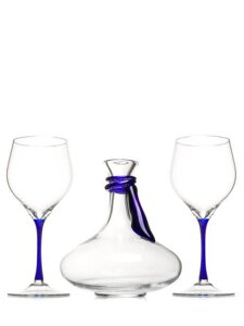 НЕМАН Набор для вина стеклянный: декантер 1 л 1 шт + бокалы 500 мл 2 шт