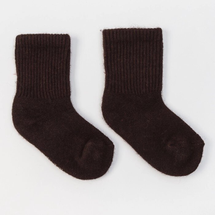 Носки детские из шерсти яка 02104 цвет шоколадный, р-р 14-16 см (3) от компании Интернет-гипермаркет «MOLL» - фото 1